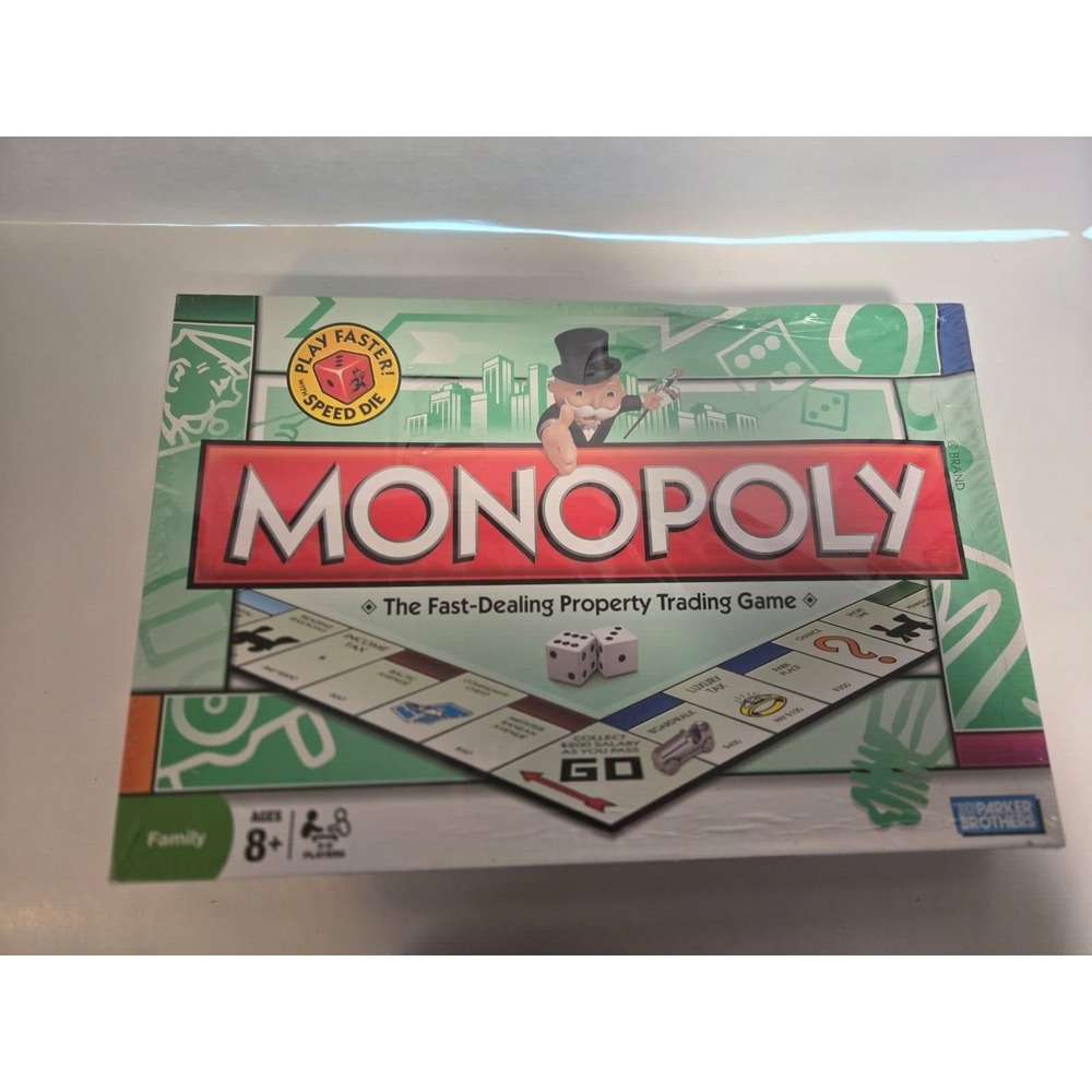 Monopoly Game Collector's Parker Board Sealed Speed Die, 2008